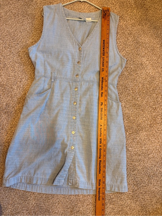 Christopher & Banks Dresses & Skirts - Vintage Women’s Checkered Denim Dress